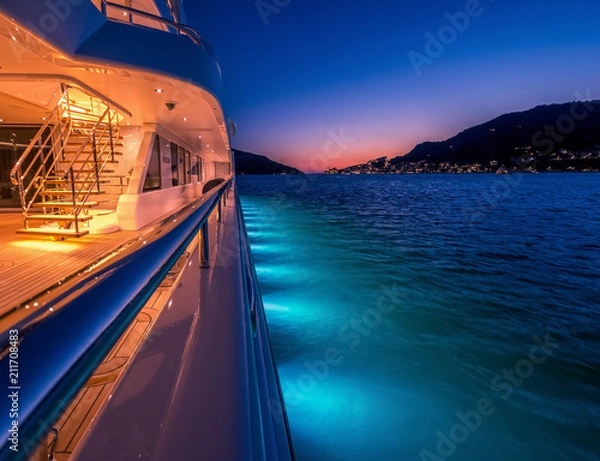 Fototapeta superyacht 