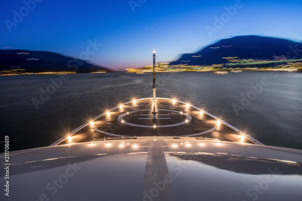 Fototapeta Superyacht