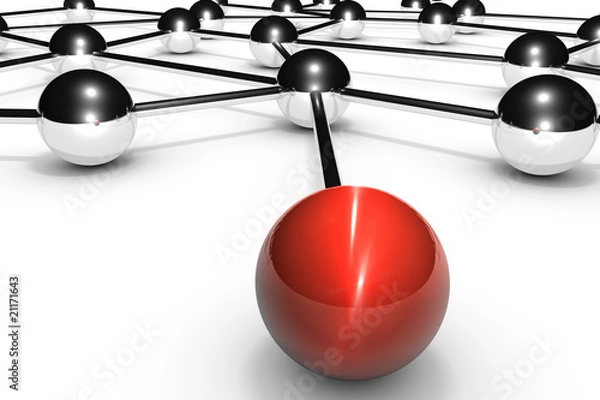 Obraz Netzwerk Network