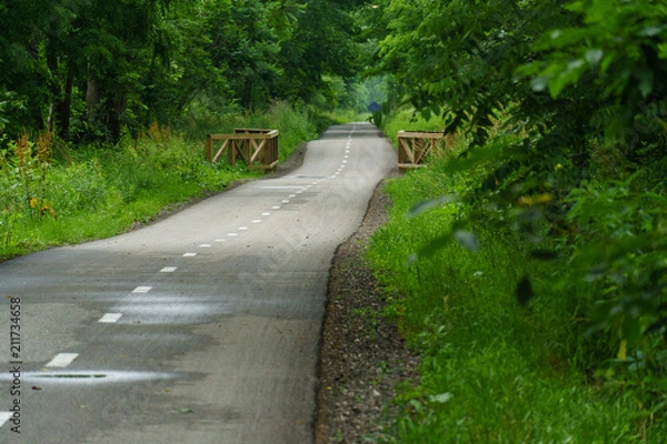 Obraz Bike Path Journey
