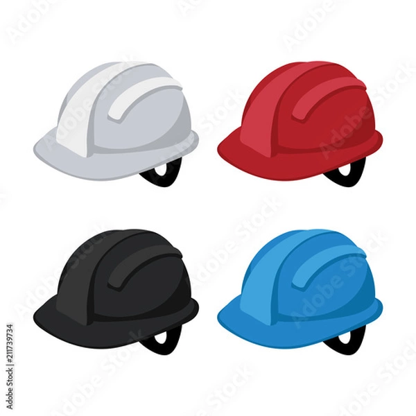 Fototapeta helmet  vector collection design