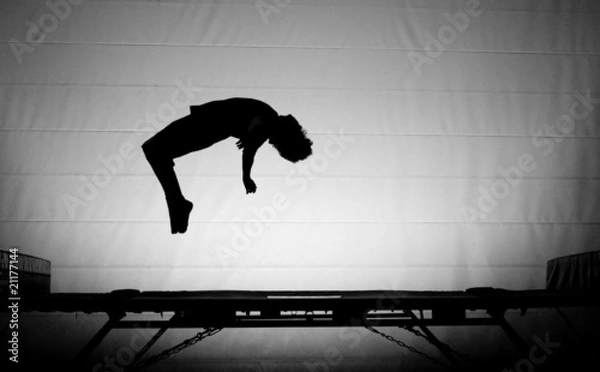Obraz Trampolin Silhouette