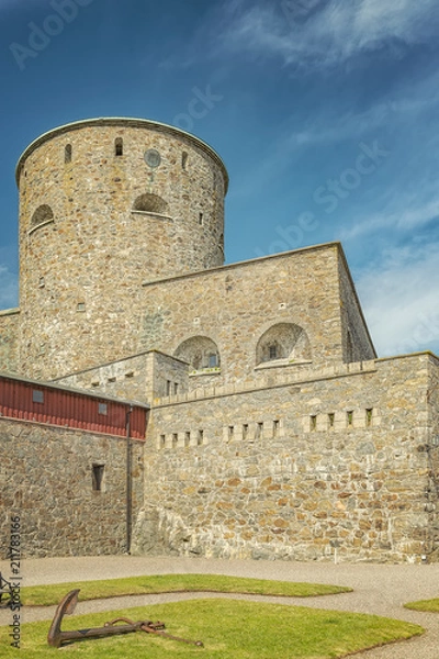 Fototapeta Carlsten Fortress in Sweden