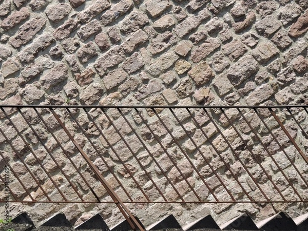 Obraz Stairs at ancient masonry