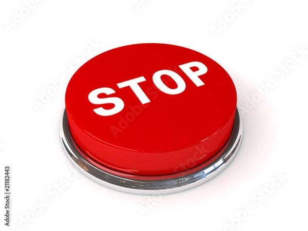 Obraz stop button