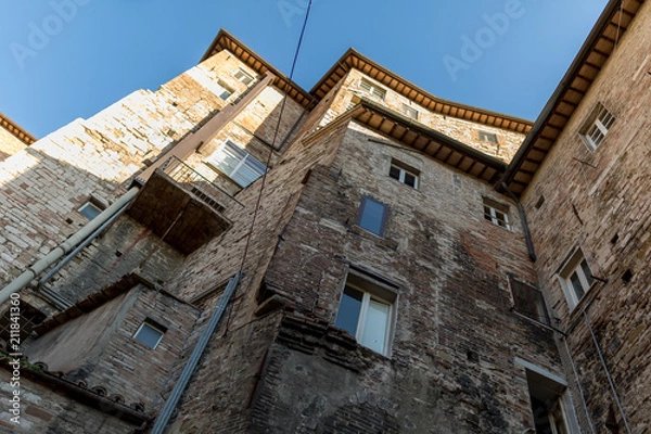 Obraz Medieval architecture in Italy rising up