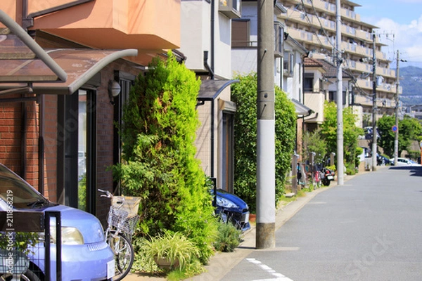 Fototapeta 日本の住宅街