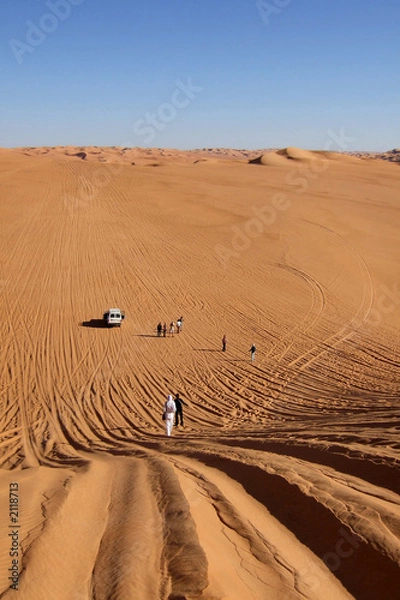 Obraz walking in the desert