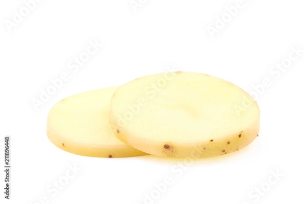 Obraz Raw potato composition isolated
