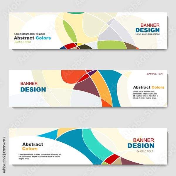Obraz Banner, abstract web template