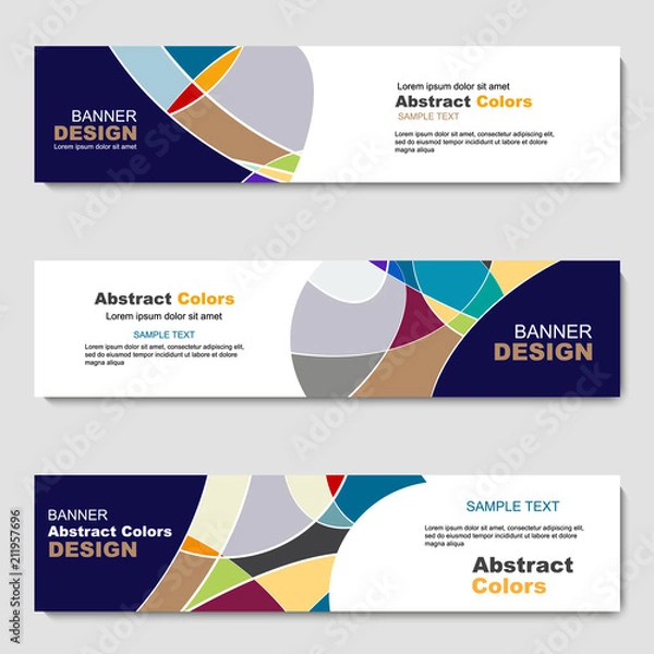 Fototapeta Banner, abstract web template