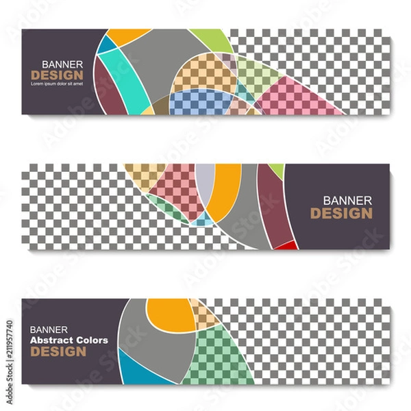 Obraz Banner, abstract web template