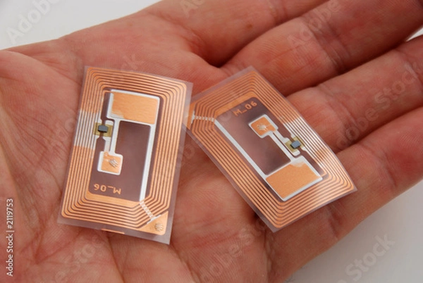 Fototapeta rfid tags