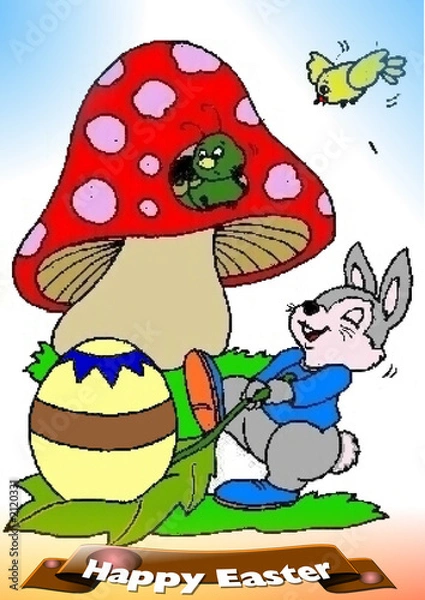 Obraz easter greetings