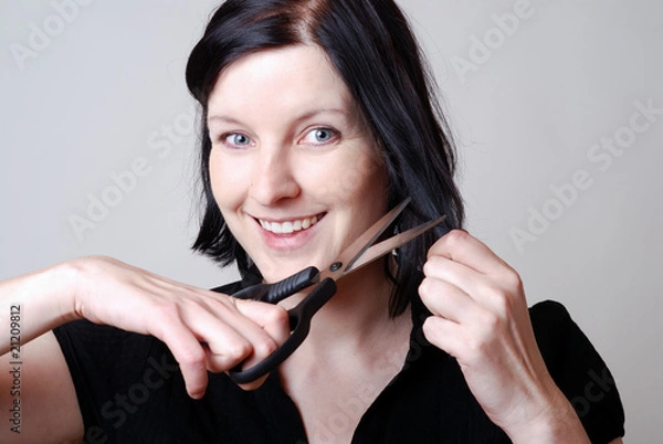 Obraz Haare schneiden