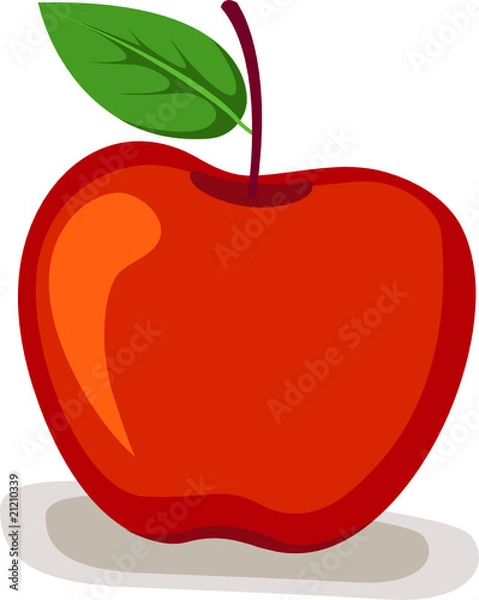 Obraz apple with worm