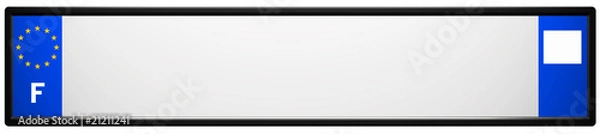 Obraz Plaque Minéralogique Vide