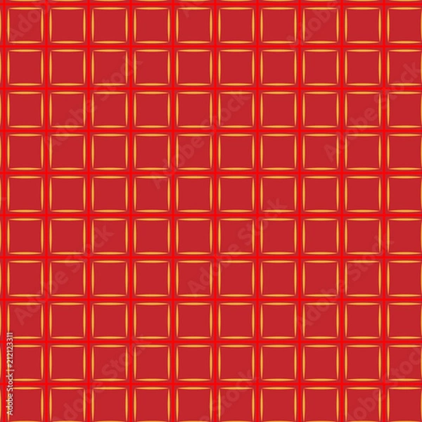 Obraz Squares in grid geometric seamless pattern 1.03