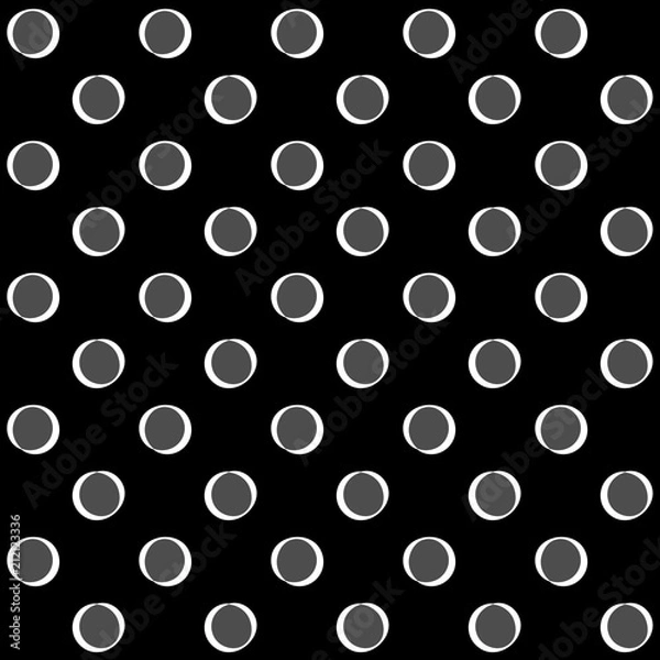 Obraz Polka dots geometric seamless pattern 4.03