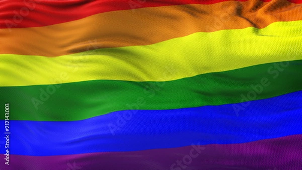 Obraz LGBT Realistic Waving Flag Background
