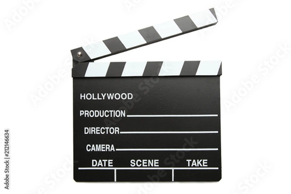 Fototapeta One clapper board