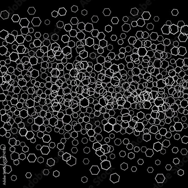 Obraz Geometric Background. Simple Pattern for Postcard, Print, Banner or Poster. Modern abstract background with polygons. Vector Texture in Trendy Minimalistic Style