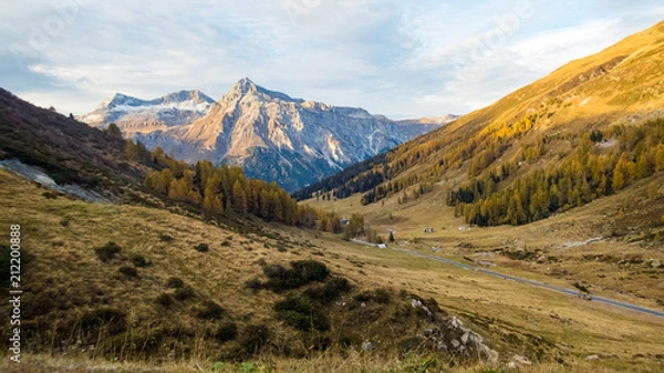 Obraz Splügenpass im Herbst