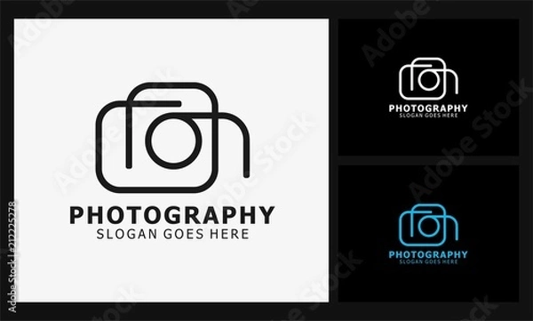 Obraz logo ikona fotografii linii