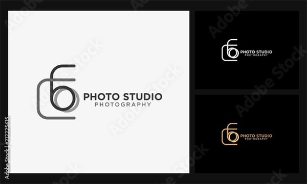 Obraz photo studio icon logo