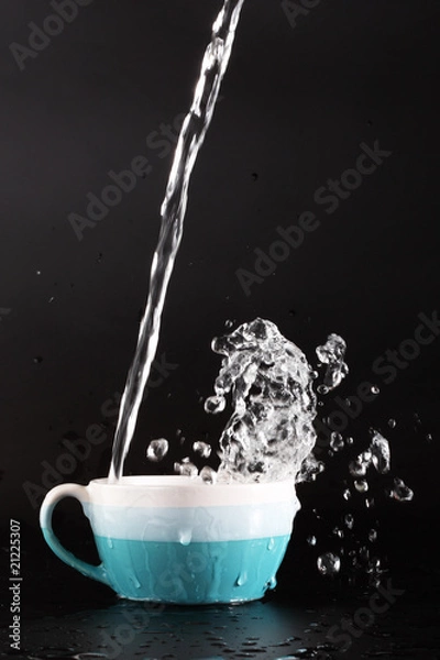 Fototapeta water anв cup