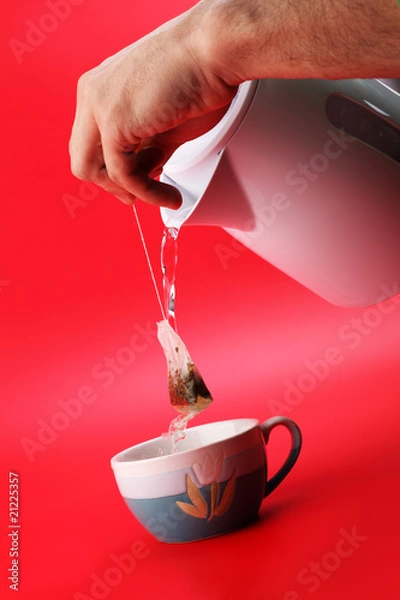 Fototapeta making tea