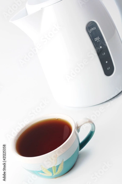 Fototapeta tea and kettle