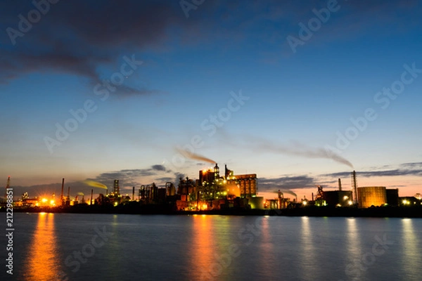 Fototapeta 北九州工業地帯の夜景