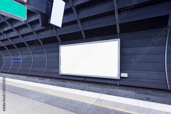 Fototapeta Blank billboard
