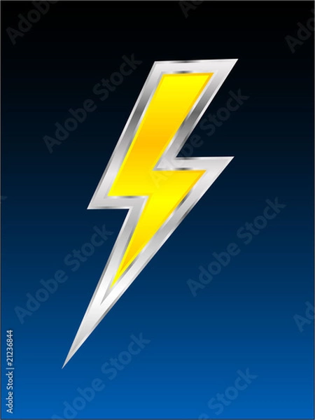 Obraz lightning bolt