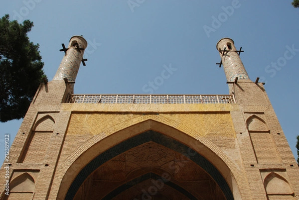 Obraz View of Shaking Minarets (Monar Jonban), a famous landmark in Isfahan, Iran
