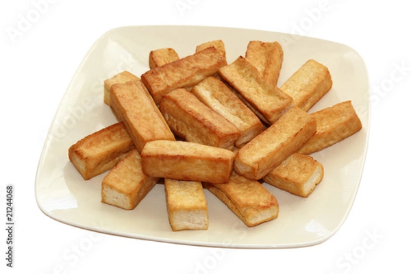 Fototapeta Fried Tofu