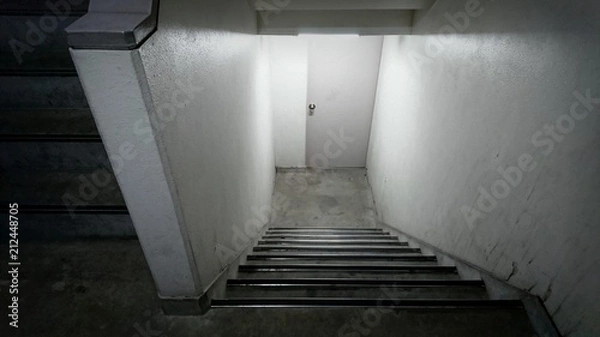 Obraz an emergency staircase