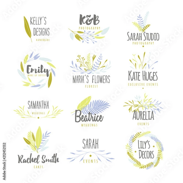 Obraz Feminine badges.