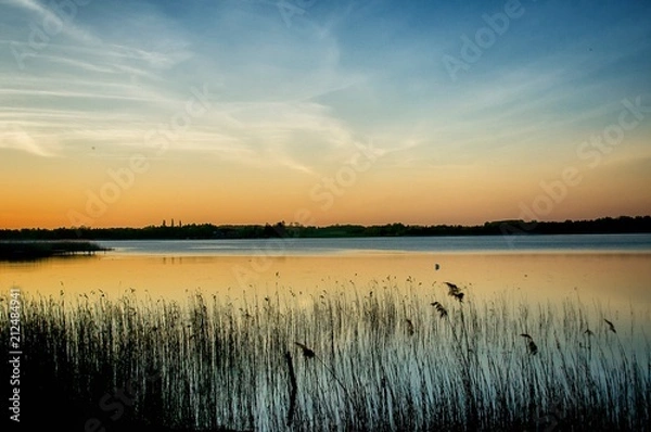 Obraz jezioro, mazury