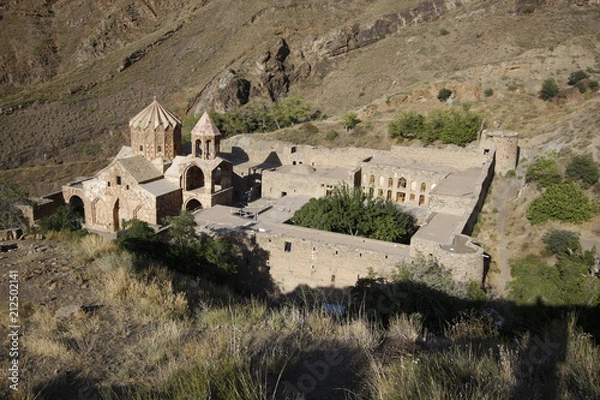 Obraz View of the Saint Stepanos Monastery, a UNESCO World Heritage Site in northwestern Iran