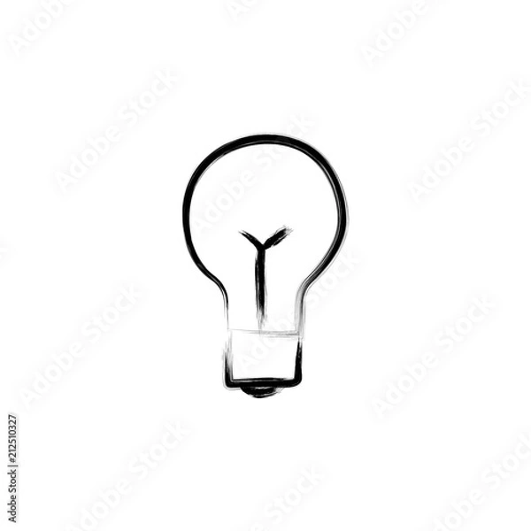 Fototapeta bulb sketch style illustration