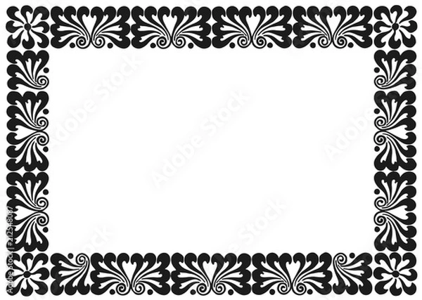 Fototapeta Ornament decoration element frame #vector #isolated - Rahmen Verzierung Element