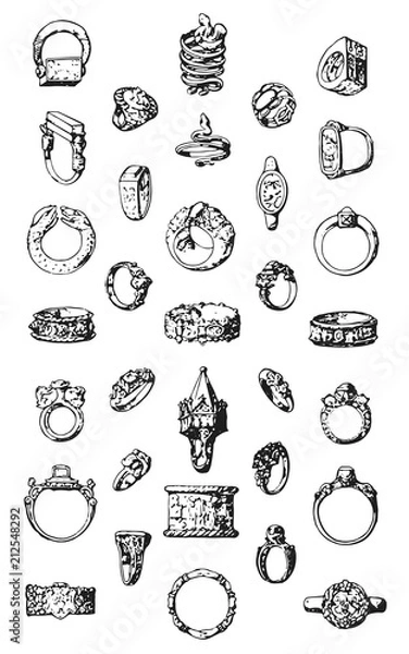 Fototapeta rings #vector #isolated - Ringe