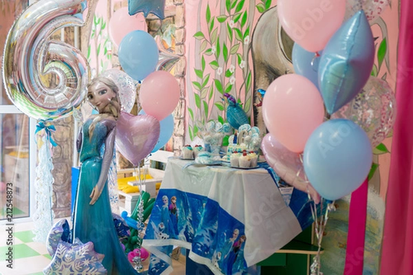 Obraz Dekoracje urodzinowe na 6 lat