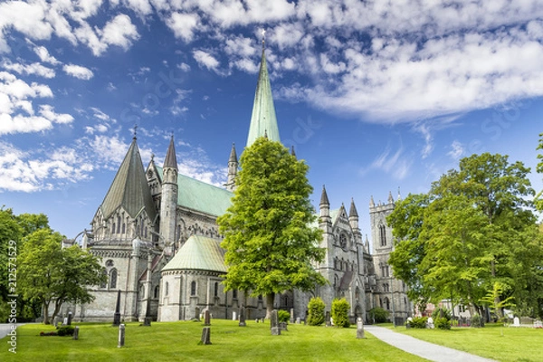 Obraz The Nidaros-Dome in Trondheim
