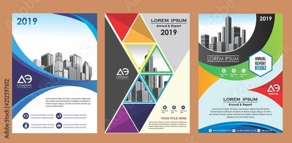 Fototapeta vector design for cover, layout, brochure, magazine, catalog, and flyer