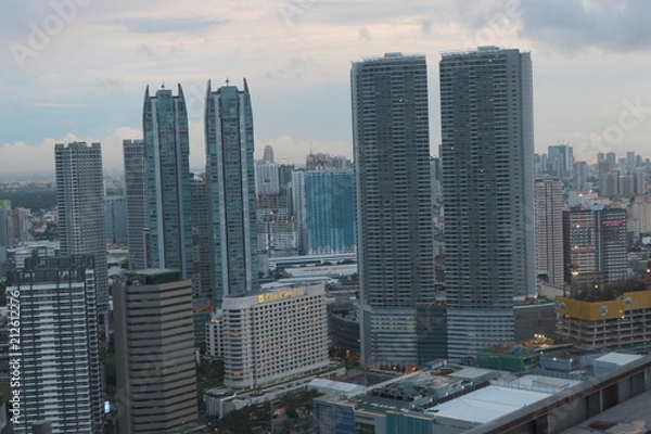 Obraz Ortigas Philippines cityscape