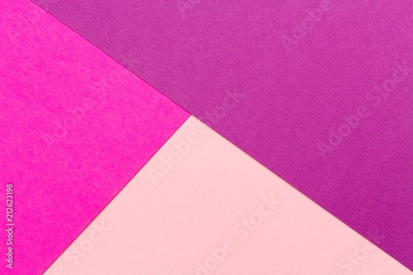 Fototapeta purple and pink cardboard ,paper texture background Color. Trending colors, geometric background of the cardboard. Colorful soft paper background.Pastel color.