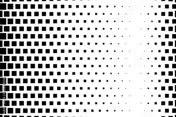 Fototapeta Monochrome background with squares. Design element. Vector illustration